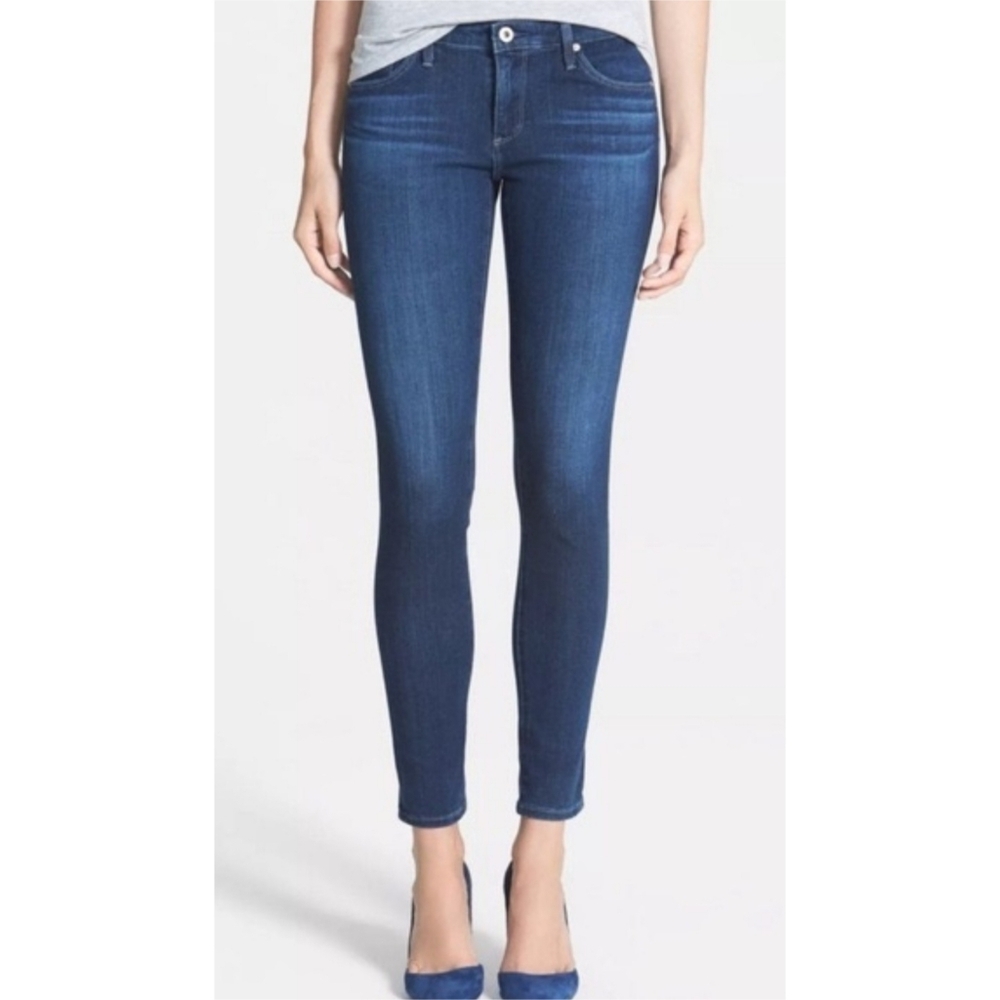 AG Adriano Goldschmied The Legging Ankle Contour 360 Super Skinnh Jeans Size 24